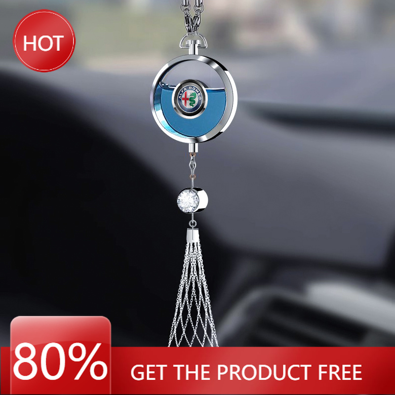 Fragrance Perfume Car - Hub Caps Car Rearview Mirror Perfume