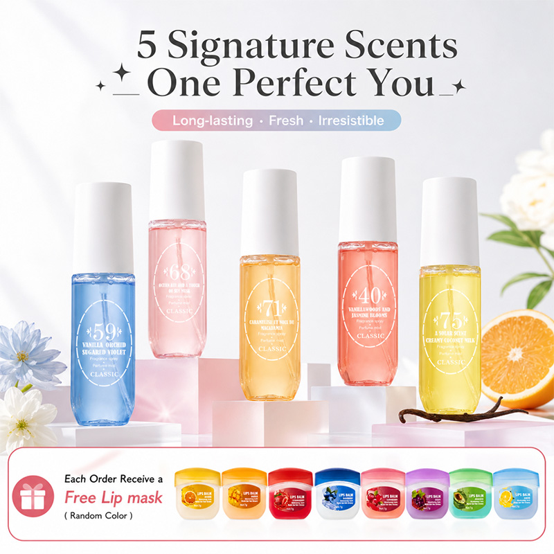 Perfume Fragrance Mist - Perfume Mist Body Spray 5 Scents