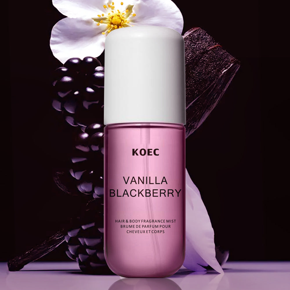 Perfume Fragrance Notes - 50ml KOEC Vanilla Blackberry Fragrance Mist