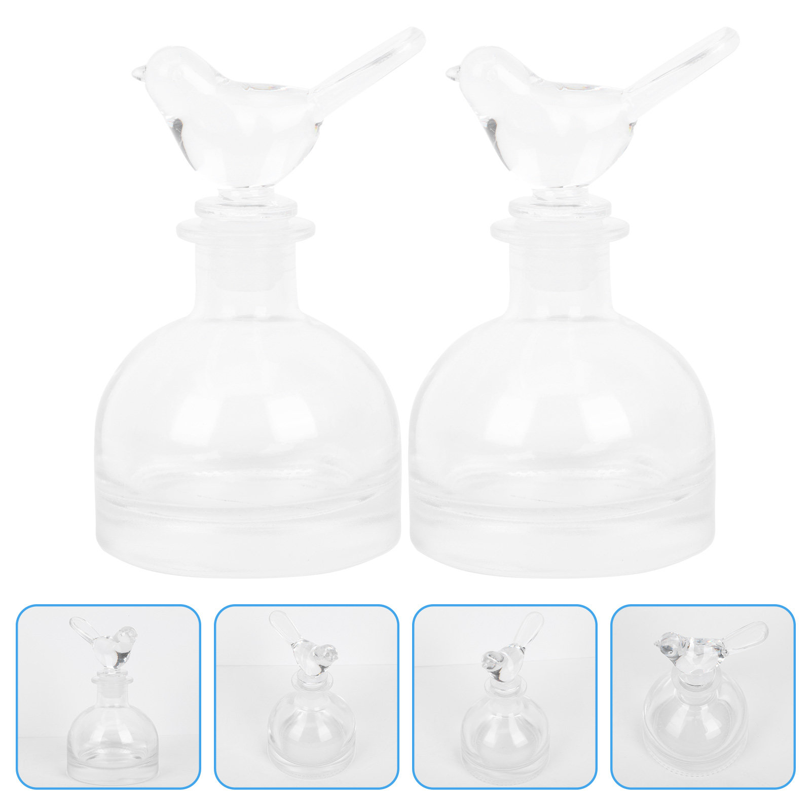 2Pcs Glass Perfume Bottles Pre - Fragrance Perfume Car recension och pris