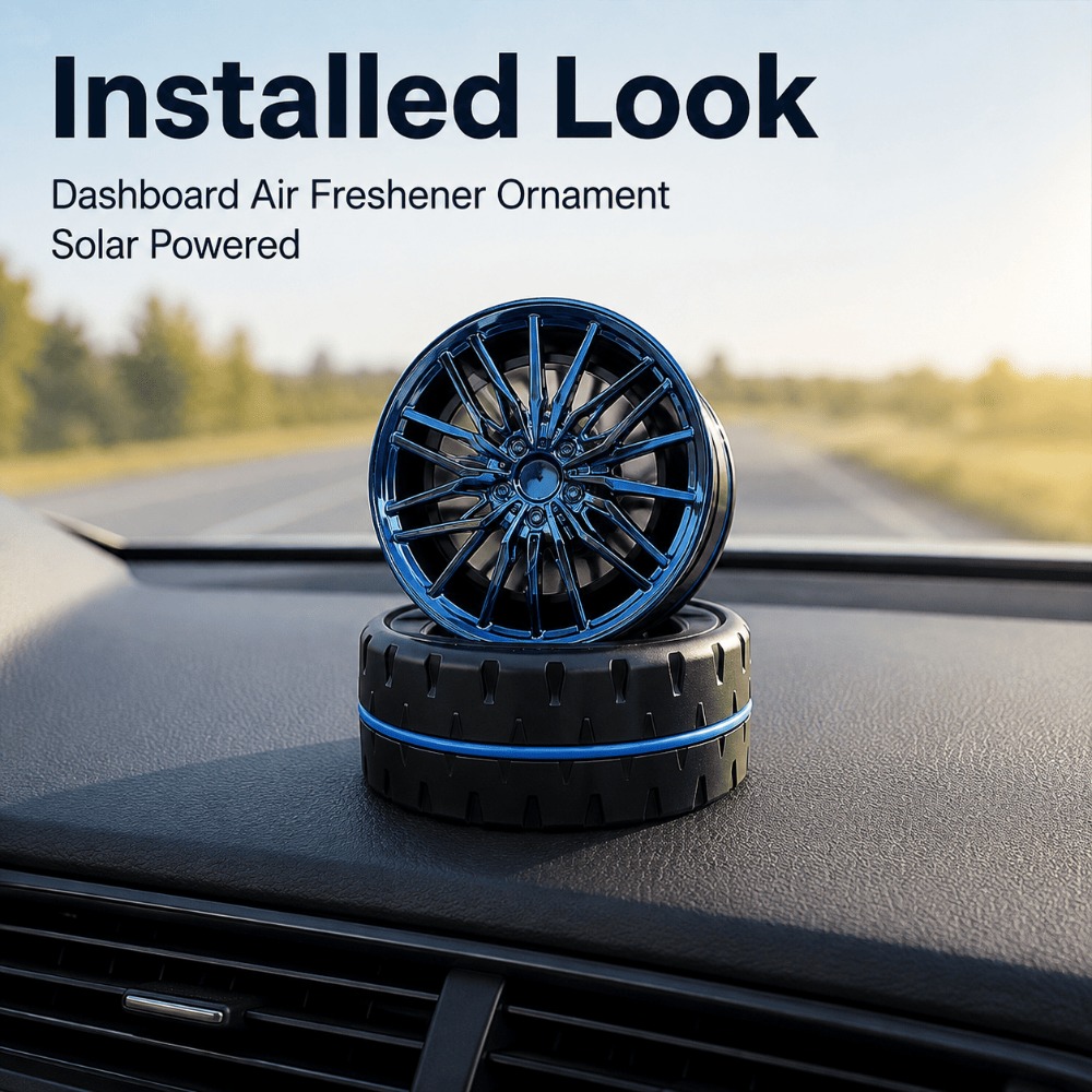 Solar Car Air Freshener For Un - Perfume Fragrance Wheel recension och pris