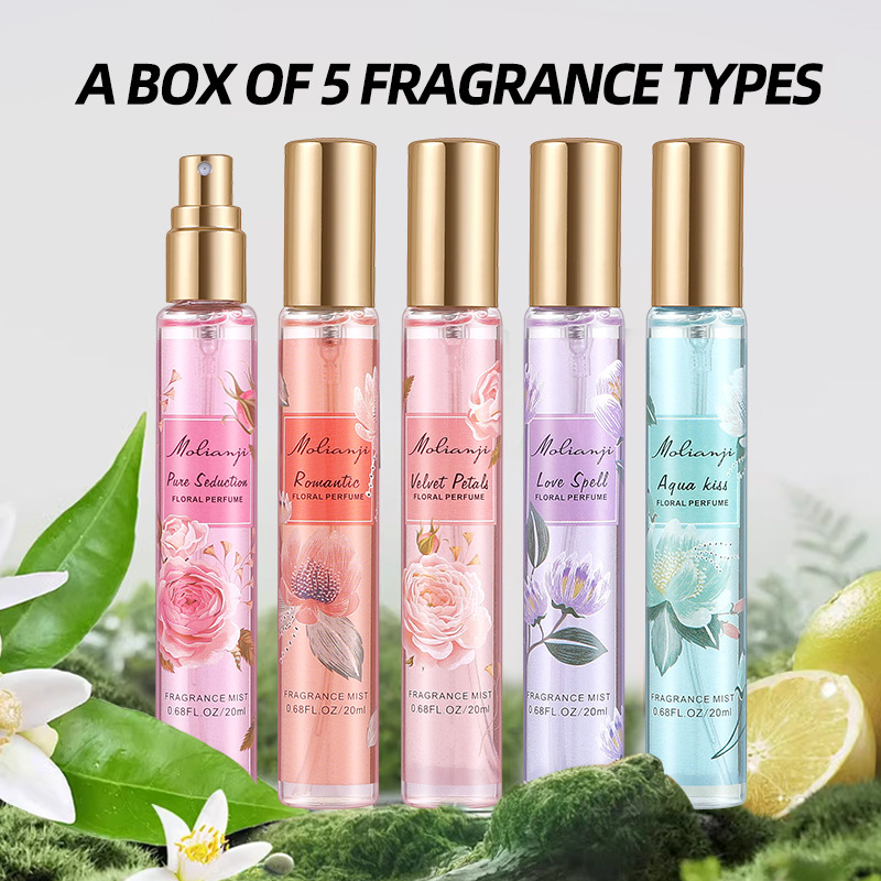 5pcs Women's Perfume Gift Set  - Perfume Fragrance Mist recension och pris