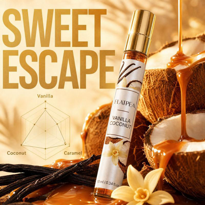 Portable Vanilla Coconut Perfu - Perfume Fragrance Vanilla recension och pris