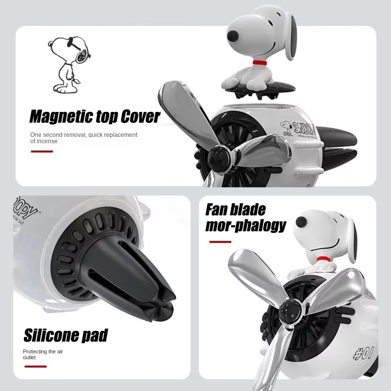 Kawaii Pilot Snoopy Car Aromat - Fragrance Perfume Car recension och pris