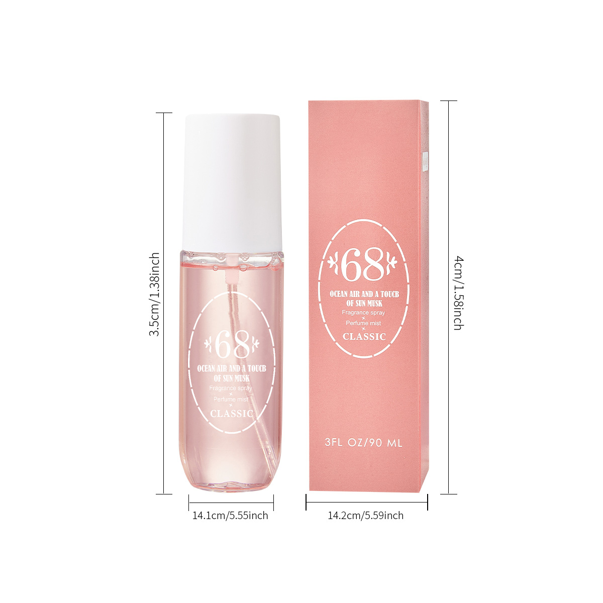 Perfume Mist Body Spray 5 Scen - Perfume Fragrance Mist recension och pris