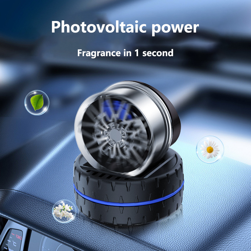Solar Light Wheel Hub Car Perf - Perfume Fragrance Wheel recension och pris